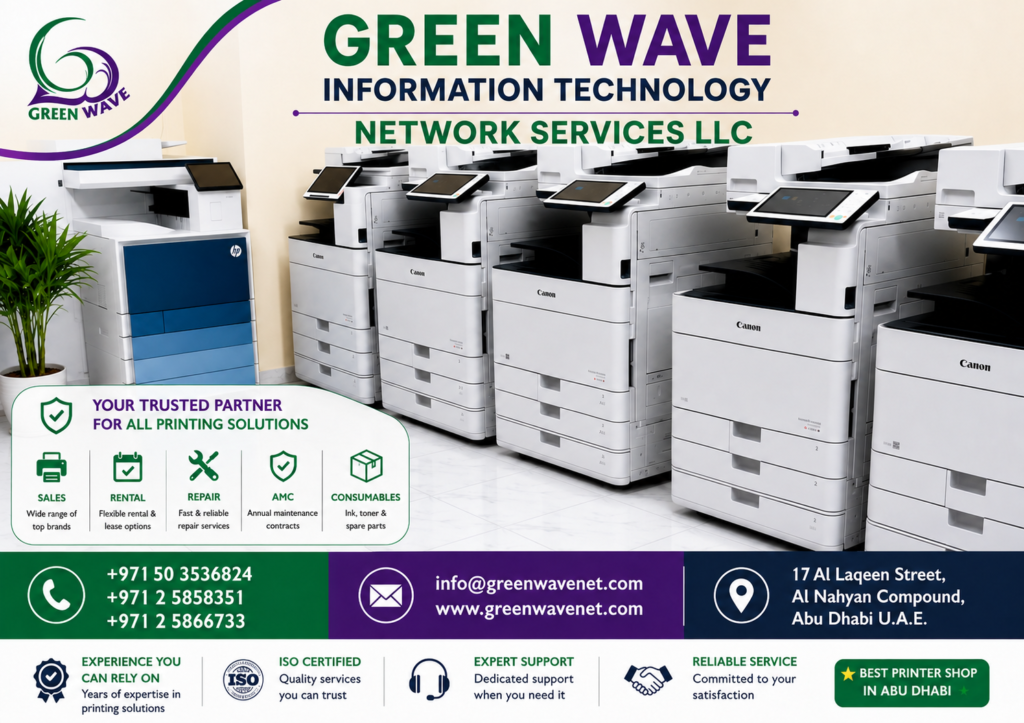 Printer Supplier In Abu Dhabi