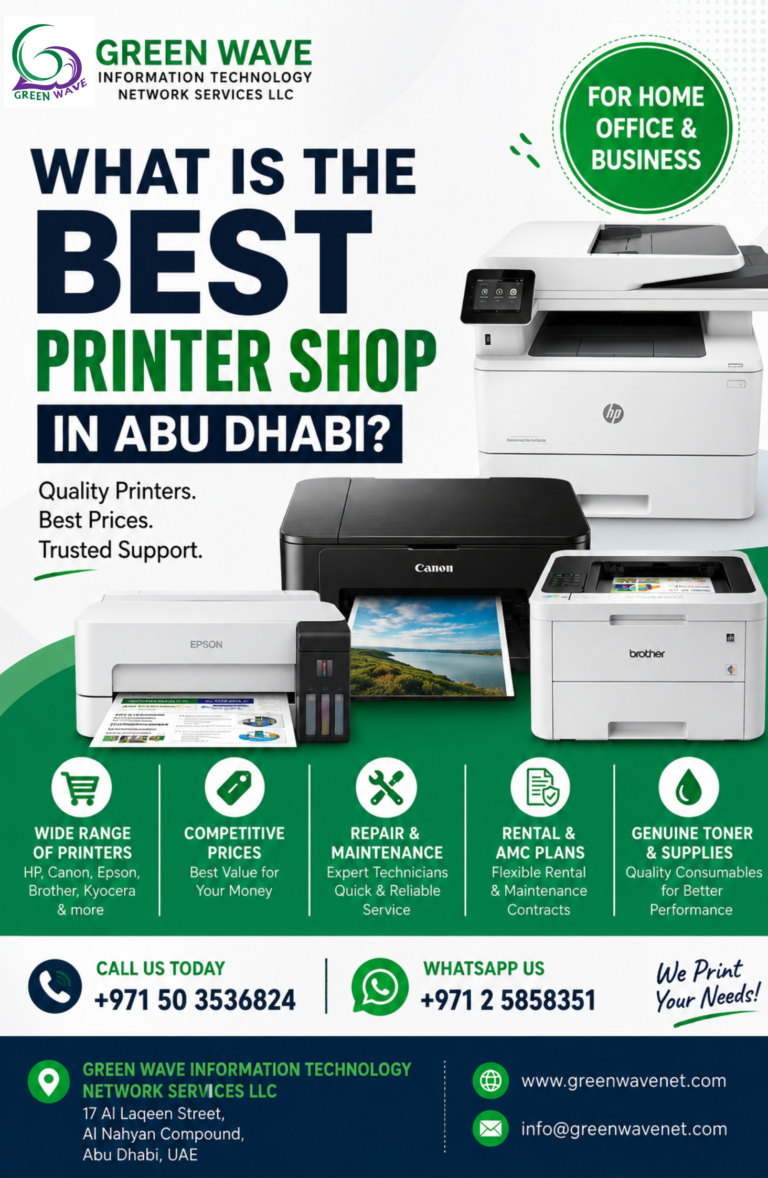 What is the best printer shop in Abu Dhabi?