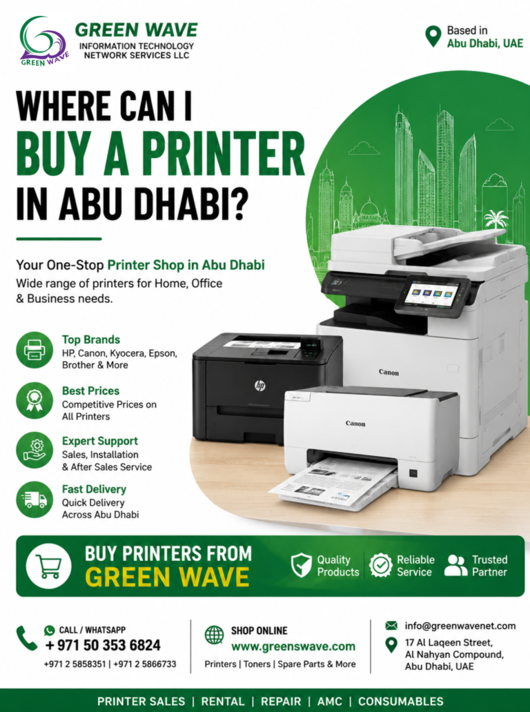 Where Can I Buy a Printer in Abu Dhabi?